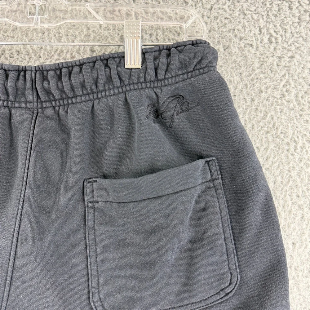 Jordan Fleece Shorts Mens M Black Jumpman Logo Drawstring Pockets‎ Athletic